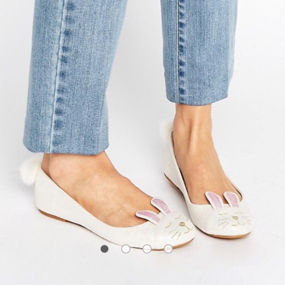 ASOS Bunny Ballet Flats
